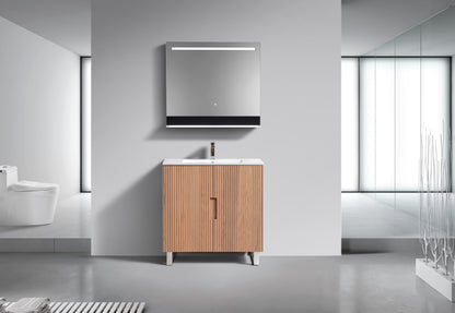 36'' Fiore Free Standing Bathroom Vanity - OAKWOOD - Restock ETA End of Nov
