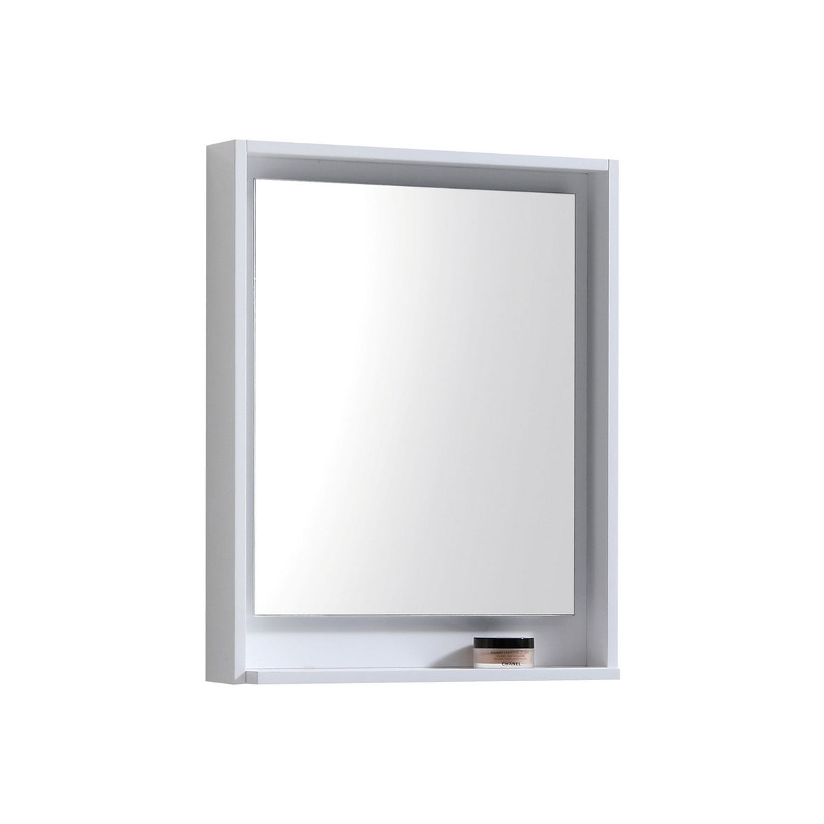 Bliss 24" High Gloss White Wall-Mount Modern Bathroom Vanity