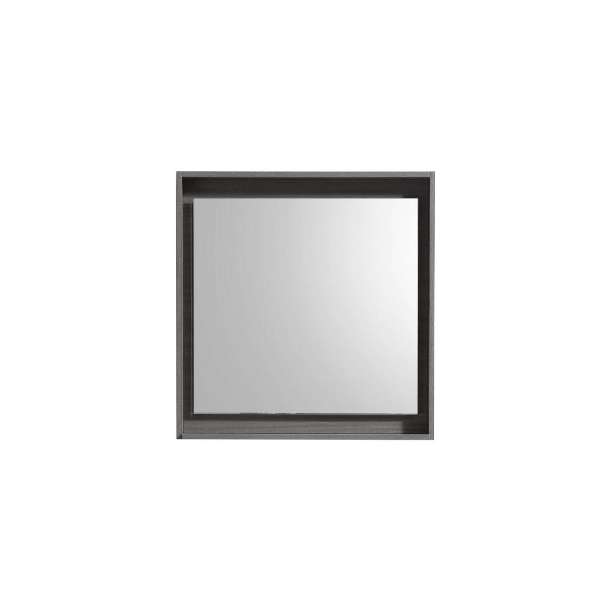 Bliss 24"  Vulcan Ash Grey Wood Wall Mount Modern Bathroom Vanity