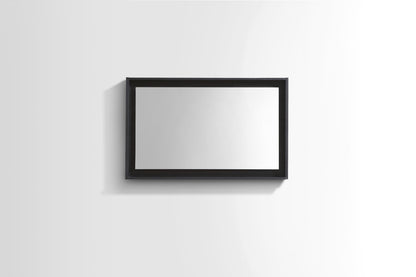 Bliss 36" Black Wood Wall Mount Modern Bathroom Vanity