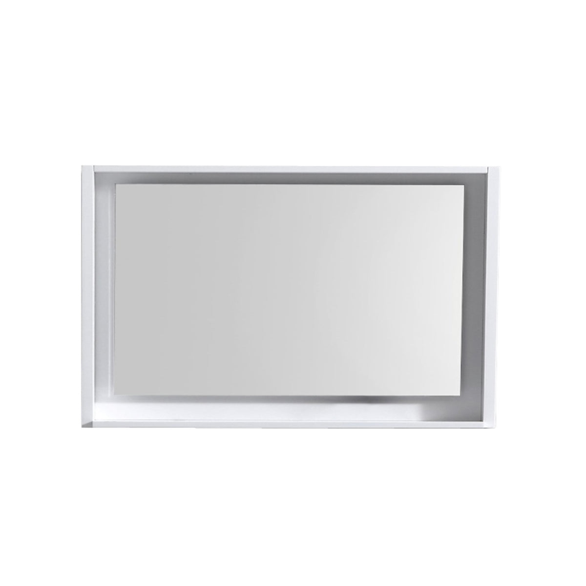 Bliss 40" High Gloss White Wall Mount Modern Bathroom Vanity