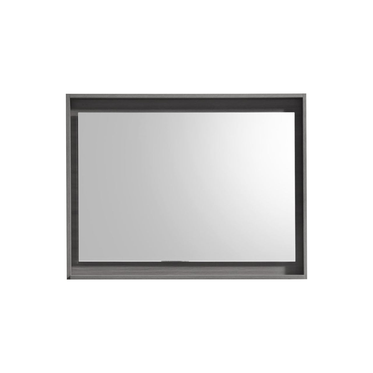 40" Wide Mirror w/ Shelf Vulcan Ash Grey