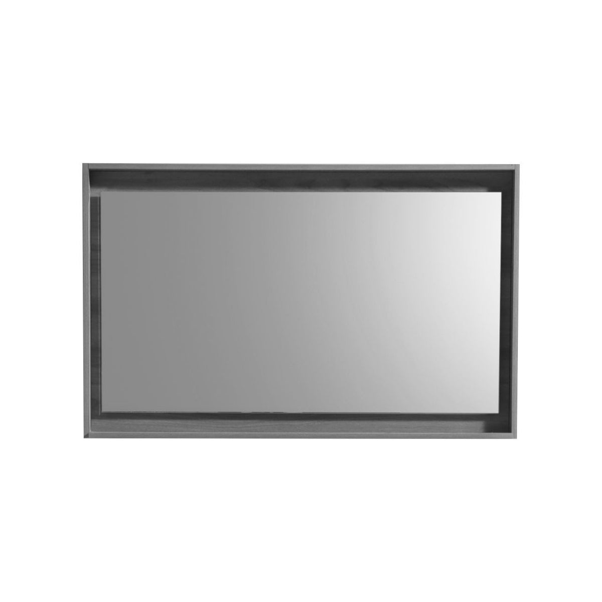 Bliss 48" Vulcan Ash Grey Wall Mount Single Sink Modern Bathroom Vanity