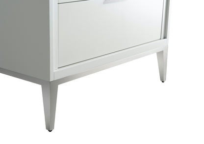 Divani 30" High Gloss White Vanity with Quartz Countertop