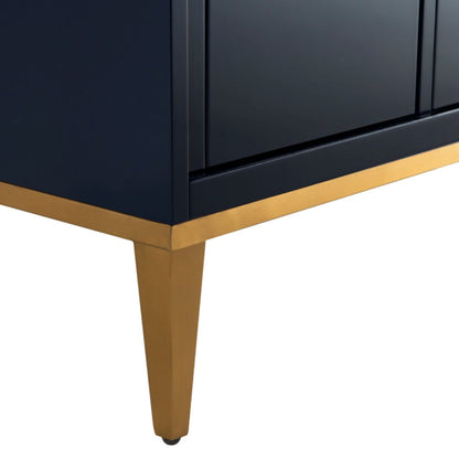 Divani 48'' Navy Blue Vanity W/ Quartz Counter Top - Restock ETA Mid of Nov