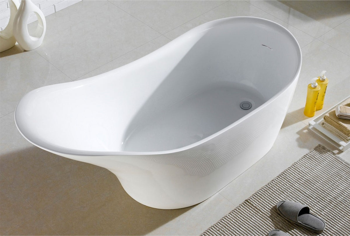 67" Kube Victorian Free Standing Bathtub