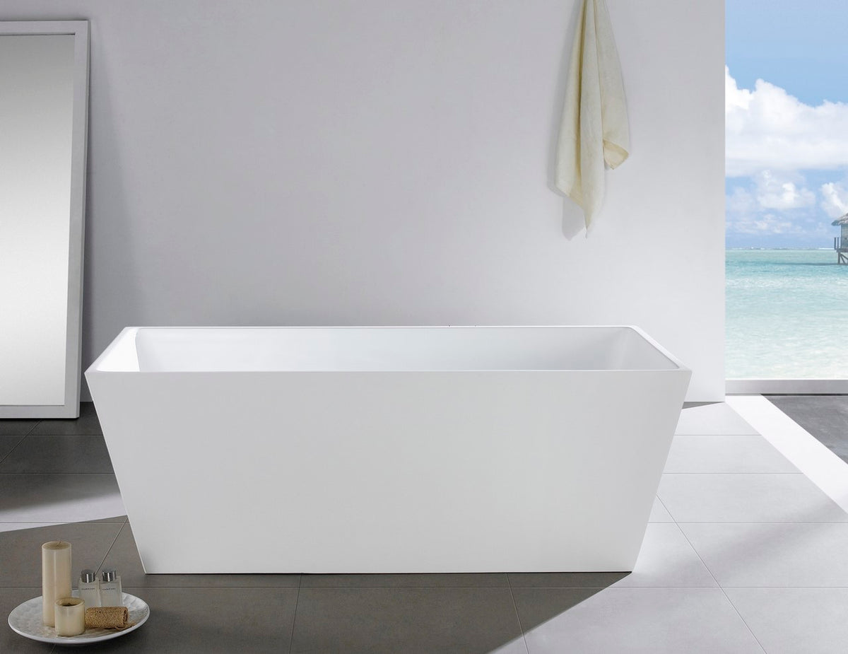 59'' Kube SQUADRA Free Standing Bathtub