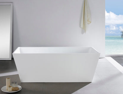 59'' Kube SQUADRA Free Standing Bathtub