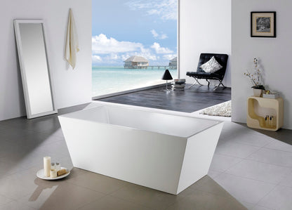 67" Kube SQUADRA Free Standing Bathtub