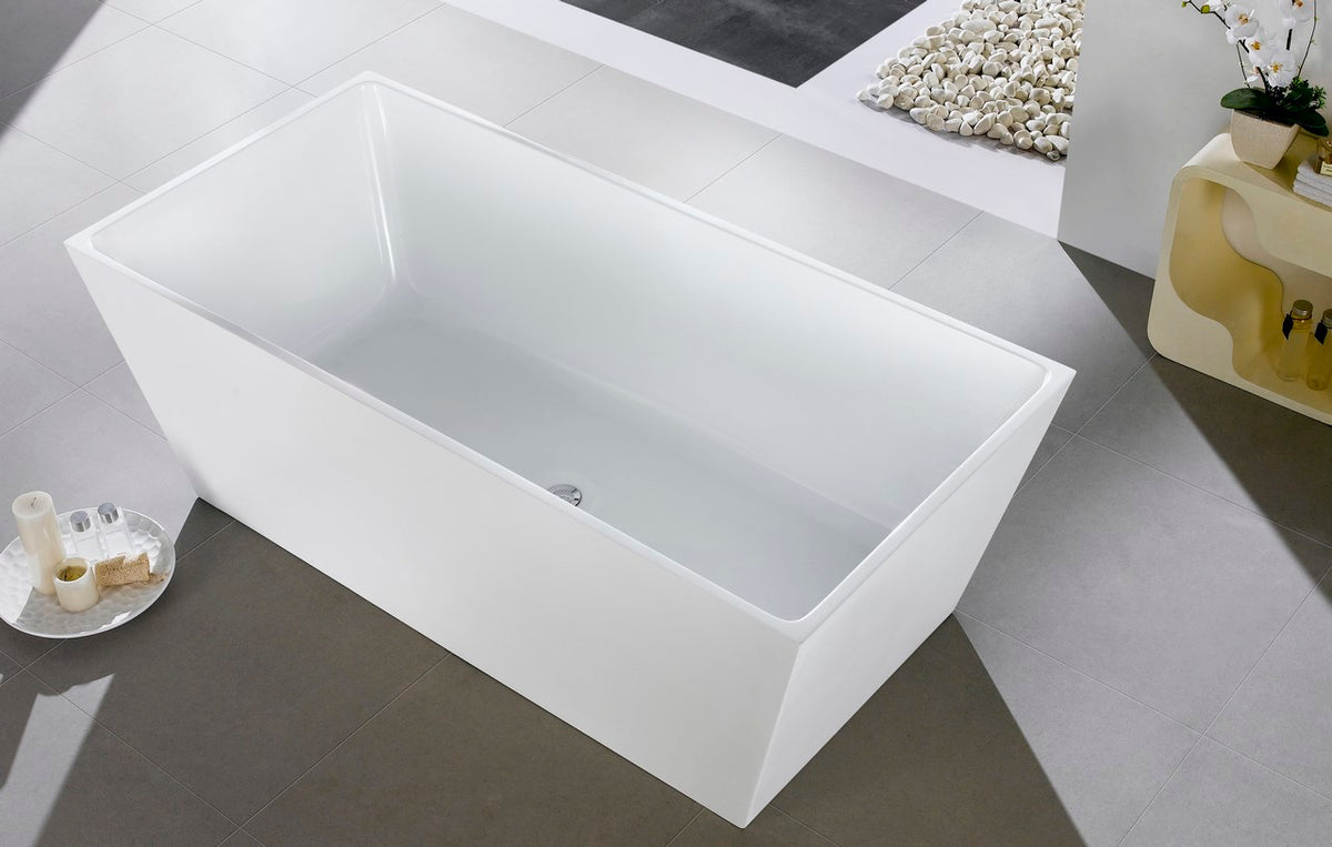 67" Kube SQUADRA Free Standing Bathtub