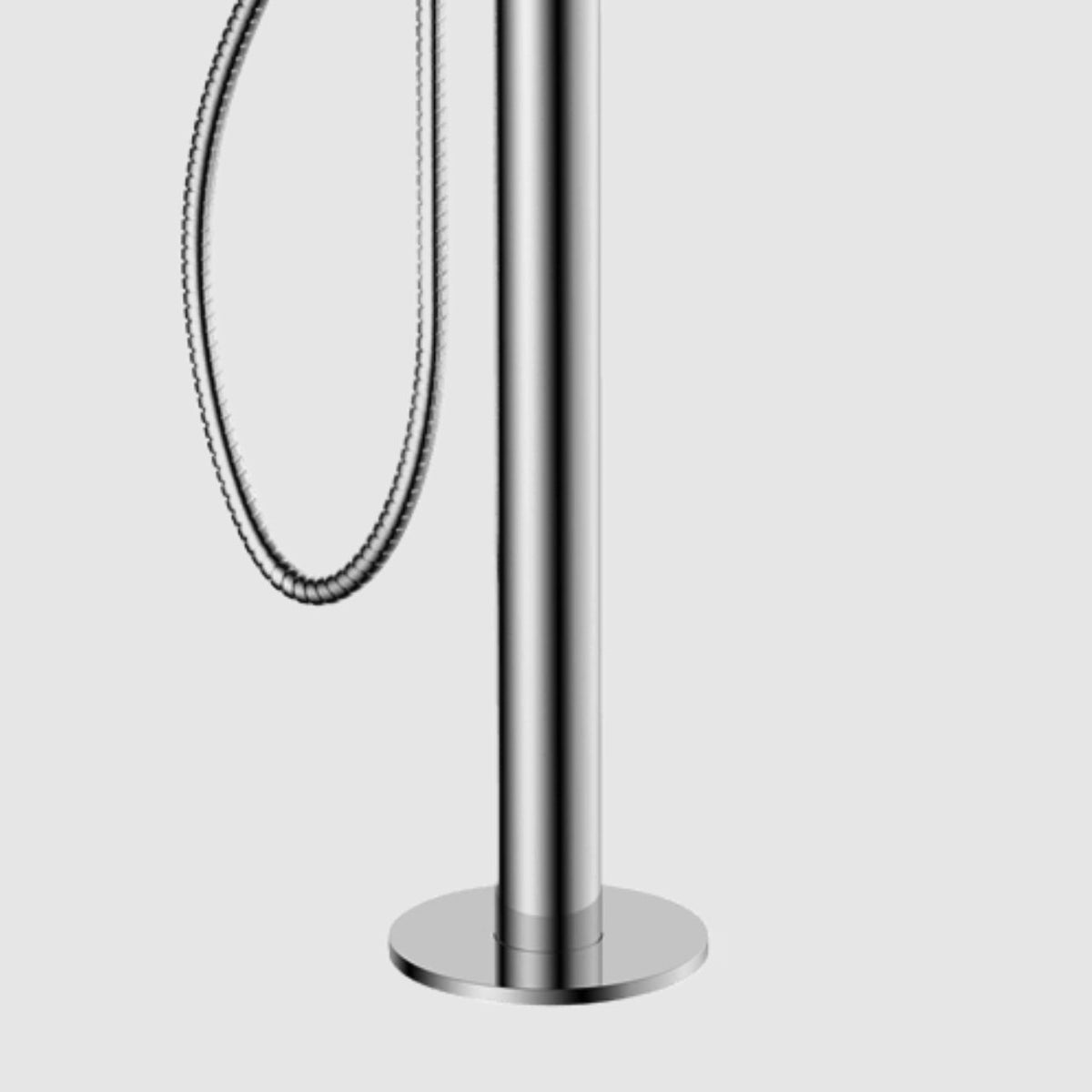 Aqua Sotto Floor Mounted Soker Tub Faucet Chrome Finish