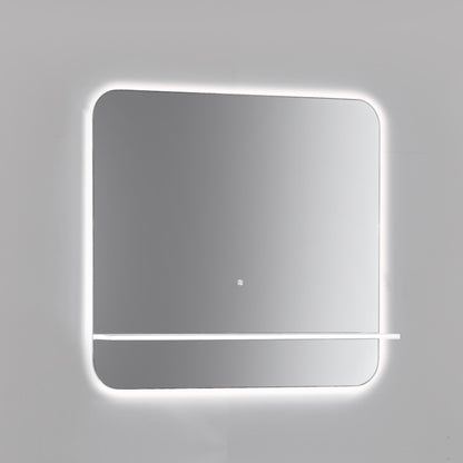Kubebath Lumino 36'' LED Mirror with LED Acrylic Shelf w/ Anti-Fog