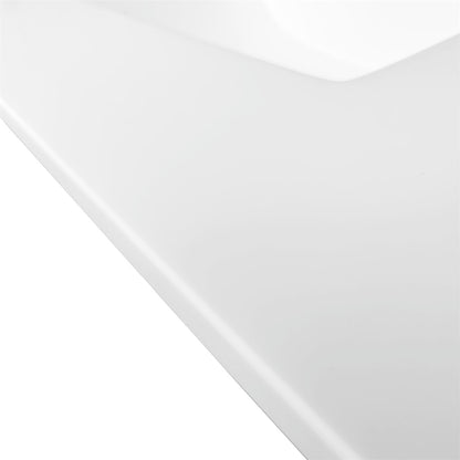 Eiffel 36'' High Gloss White Vanity W/ Quartz Counter Top