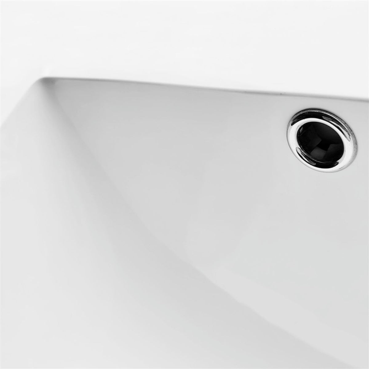 60'' x 19.75'' KubeBath White Quartz Counter-Top W/ Double Under-Mount Sink