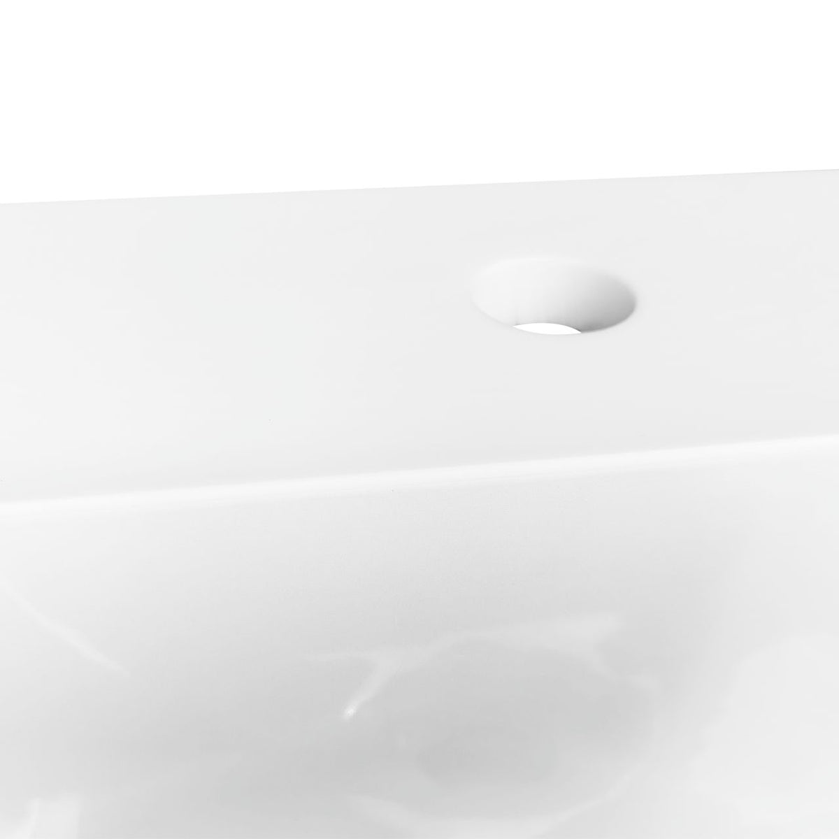 60'' KubeBath Dolce Rosewood Modern Bathroom Vanity with White Quartz Counter-Top - Single Sink