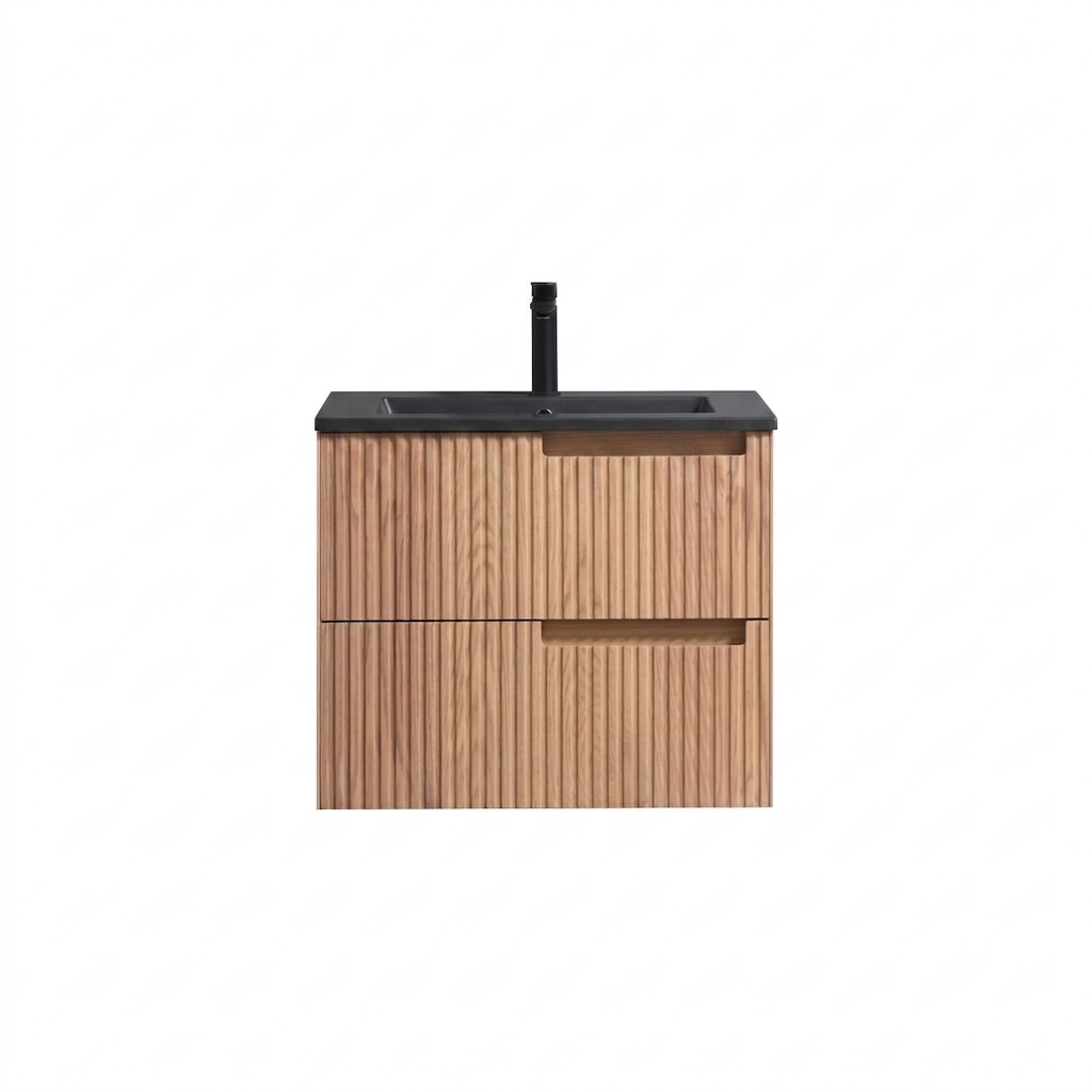 Kubebath Fiore 24'' Oakwood Wall Mount Vanity