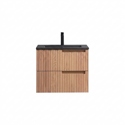 Kubebath Fiore 24'' Oakwood Wall Mount Vanity