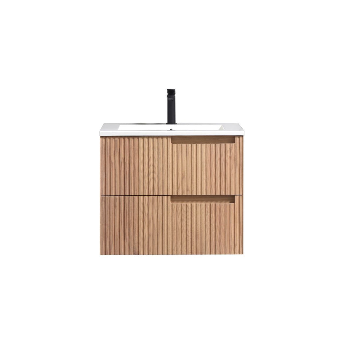 Kubebath Fiore 24'' Oakwood Wall Mount Vanity