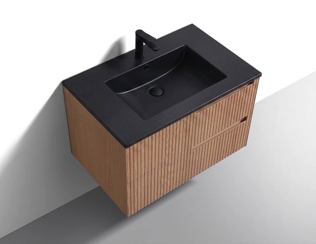 Kubebath Fiore 32'' Oakwood Wall Mount Vanity