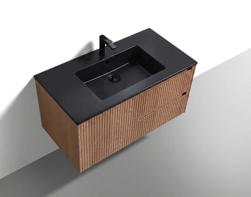 Kubebath Fiore 40'' Oakwood Wall Mount Vanity