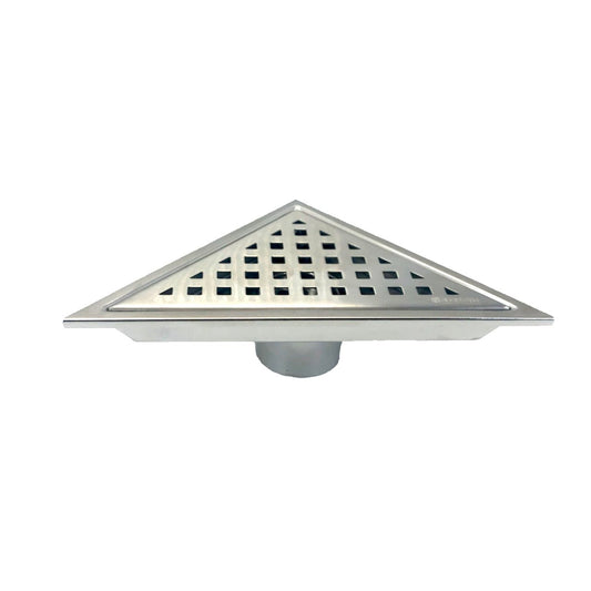 Kube 6.5" Triangle Stainless Steel Pixel Grate Chrome