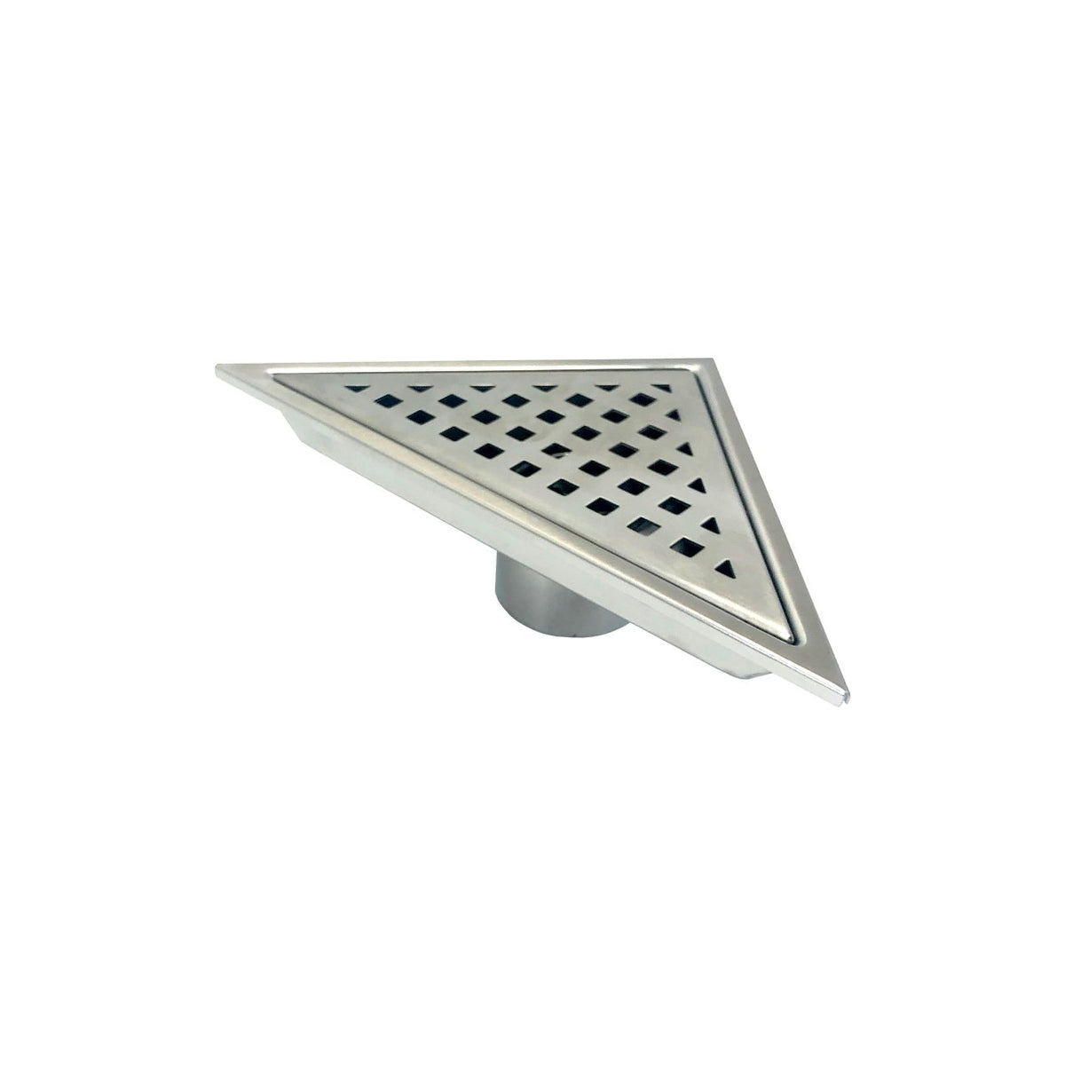 Kube 6.5" Triangle Stainless Steel Pixel Grate Chrome