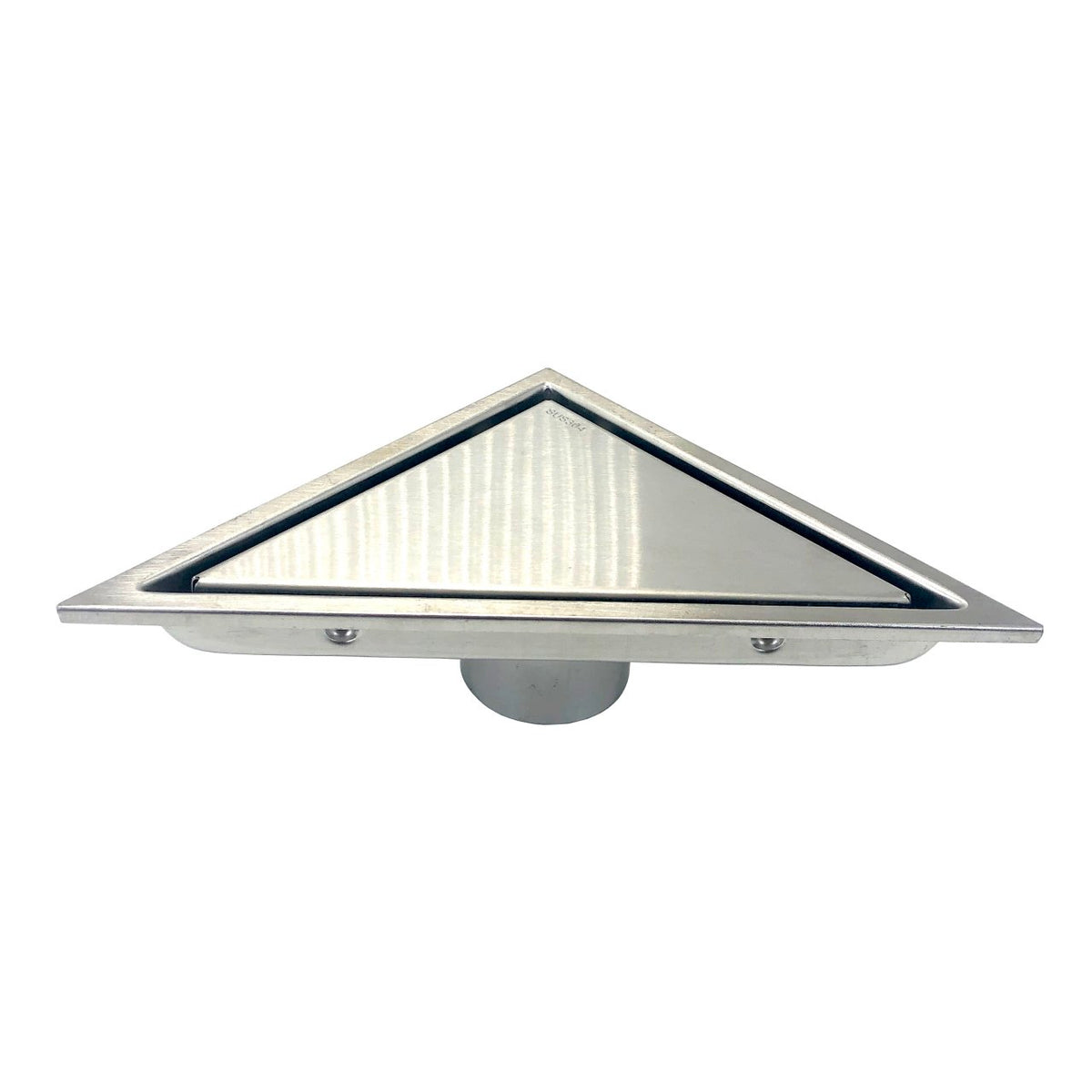 Kube 6.5" Triangle Stainless Steel Tile Grate Chrome