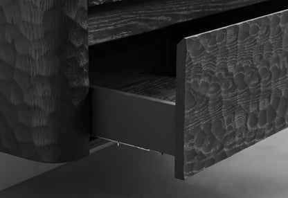 32'' Lumi Modern Wall Mount Bathroom Vanity - True Black
