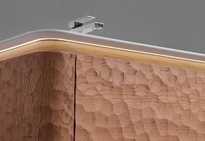 36'' Lumi Modern Wall Mount Bathroom Vanity -OAKWOOD