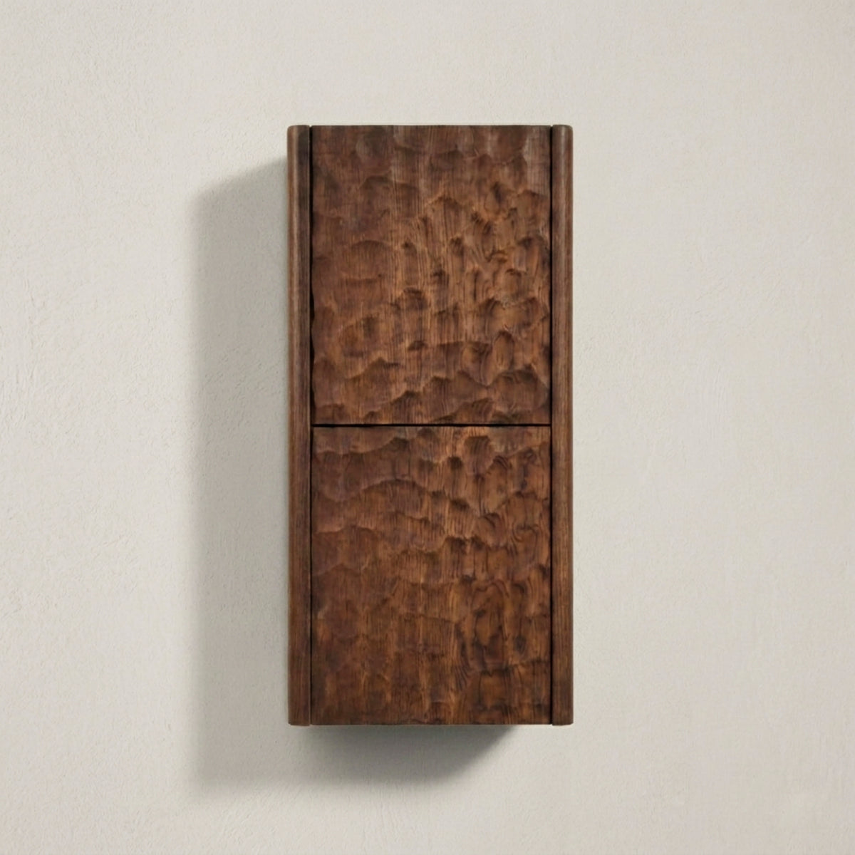 Lumi Bathroom Side Cabinet w/ 2 Storage Areas - Weathered Wood - Restock ETA End of Nov