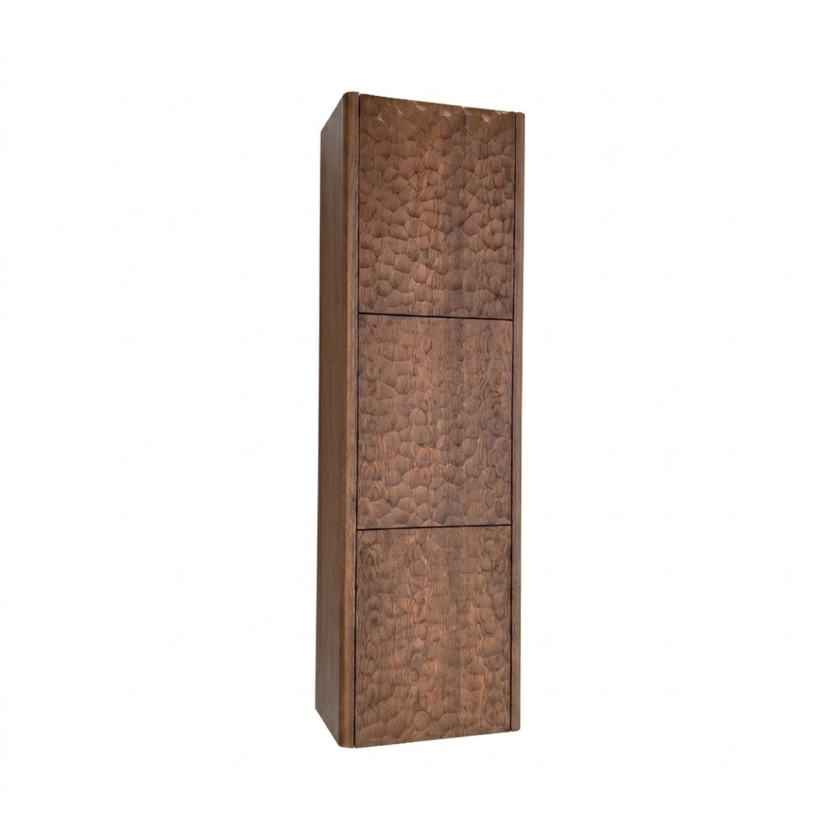 Lumi Bathroom Linen Cabinet w/ 3 Large Storage Areas - Weathered Wood - Restock ETA End of Nov