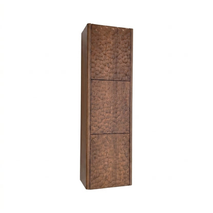 Lumi Bathroom Linen Cabinet w/ 3 Large Storage Areas - Weathered Wood - Restock ETA End of Nov