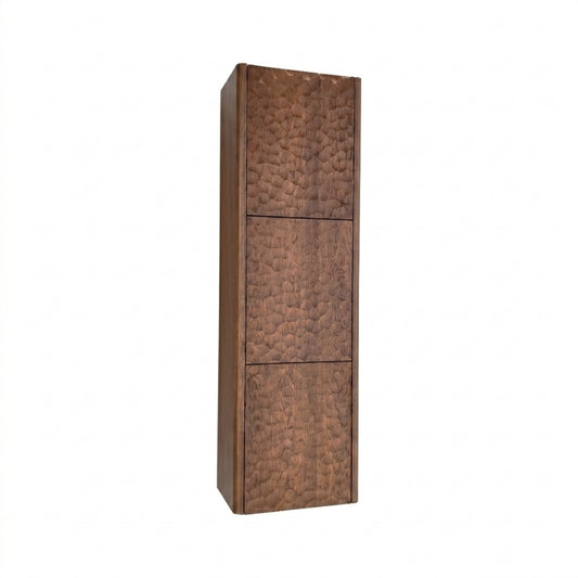 Lumi Bathroom Linen Cabinet w/ 3 Large Storage Areas - Weathered Wood - Restock ETA End of Nov