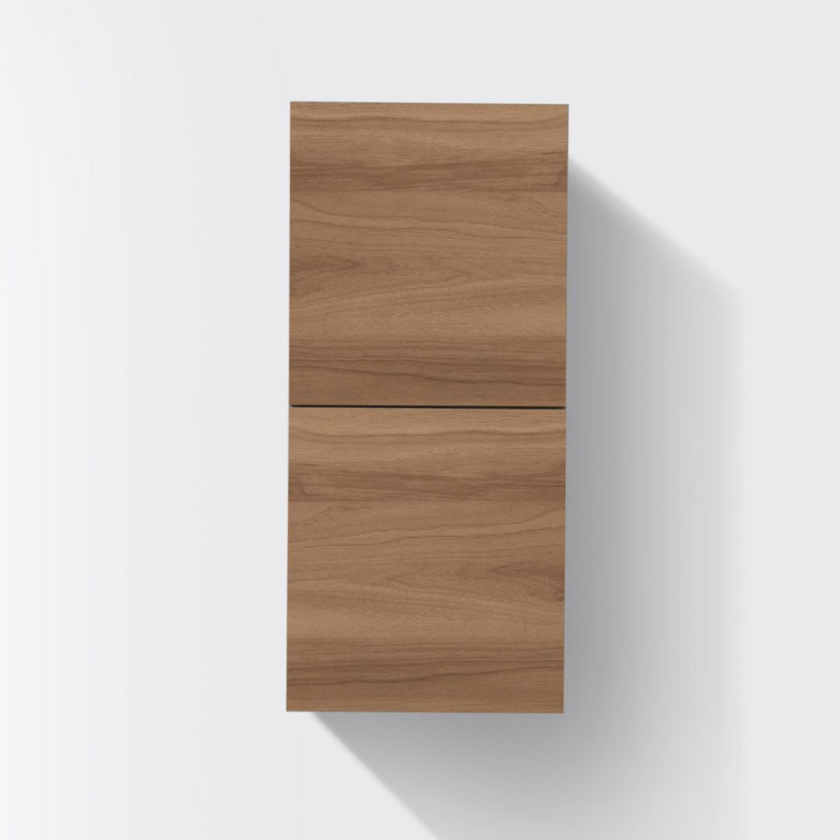 Bathroom Honey Oak Linen Side Cabinet w/ 2 Storage Areas