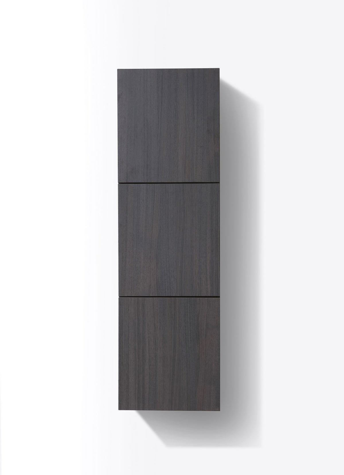 Bliss Gray Oak Bathroom Linen Cabinet w/ 3 Large Storage Areas