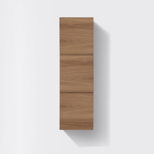 Bliss Honey Oak  Bathroom Linen Cabinet w/ 3 Large Storage Areas