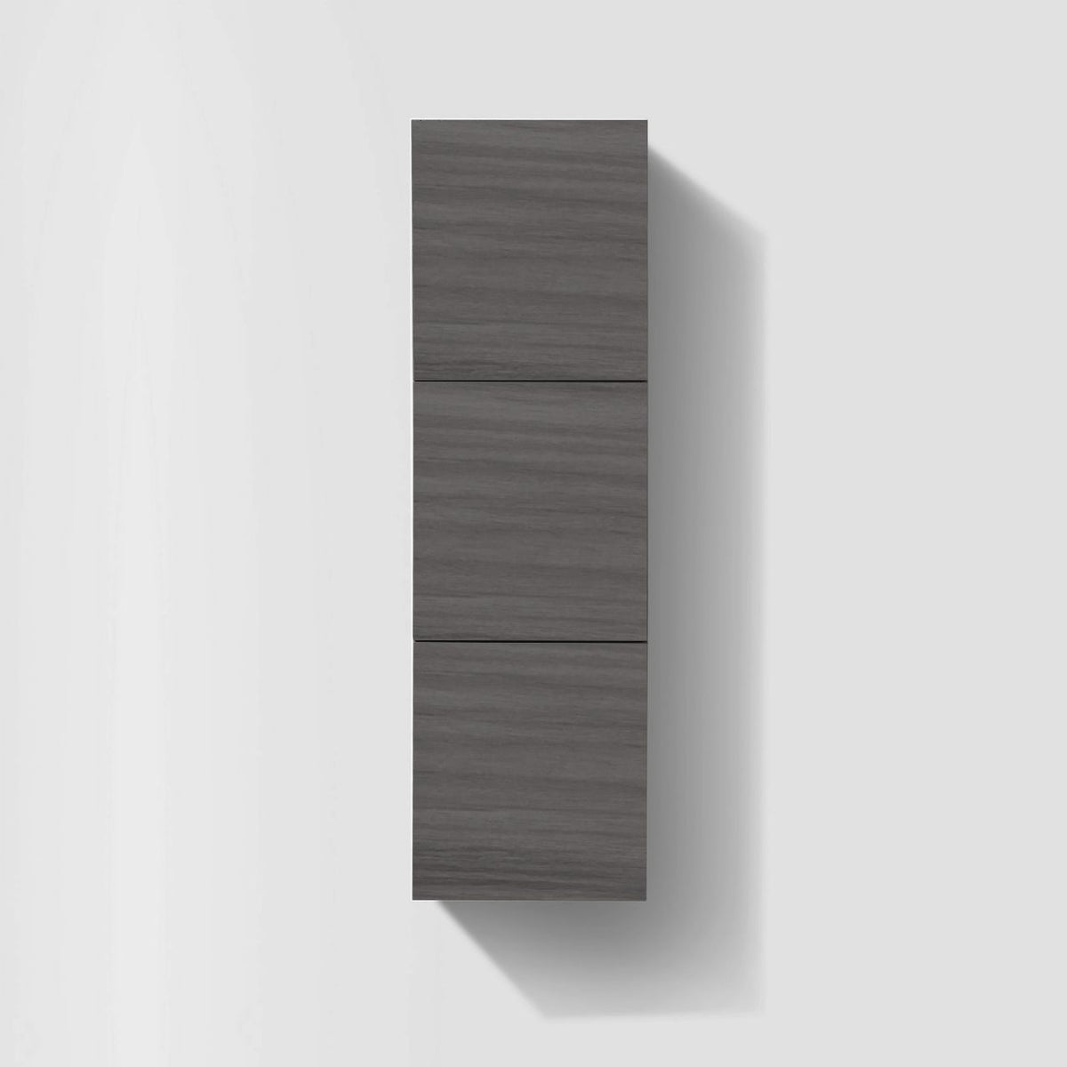 Bliss Valcan Ash Grey  Bathroom Linen Cabinet w/ 3 Large Storage Areas