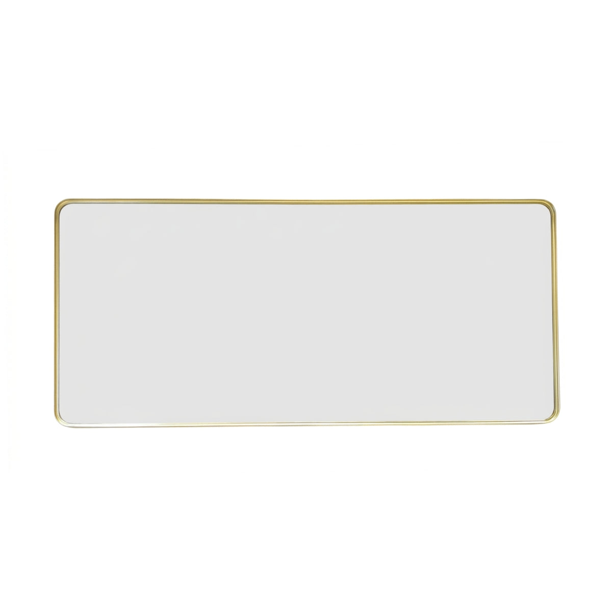 70'' Smusso Brushed Gold Framed Vanity Mirror