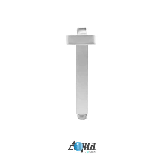 Aqua Piazza by KubeBath 6" Long Shower Head Ceiling Bar – Matte White